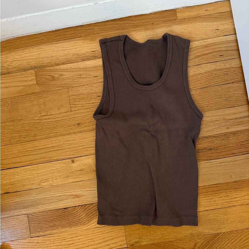 Brandy Melville Chocolate Brown Tank Top